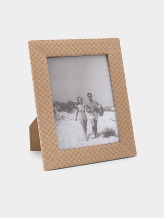 Riviere Woven Leather Photo Frame