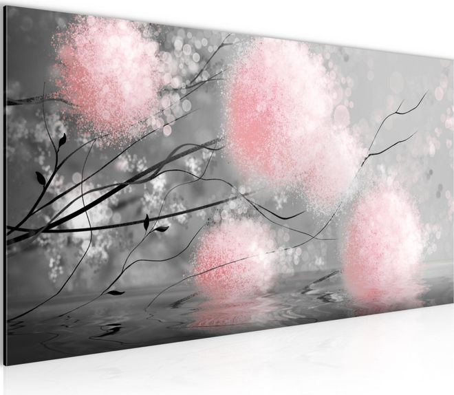 Runa Art Wandbild Pusteblumen 1 Teilig 100 x 40 cm Modern Bild auf Vlies Leinwand Abstrakt Wohnzimmer Schlafzimmer Grau Rosa 044212b ab 21,99 €