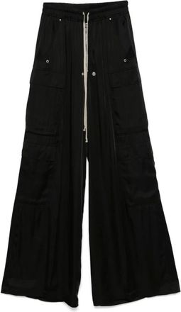 Rick Owens Broeken, Dames, Zwart, 2Xl, Cargo Belas Broek