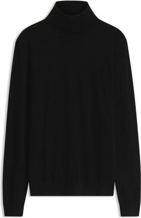 BOSS BY BECKHAM turtleneck sweater in virgin wool and cashmere