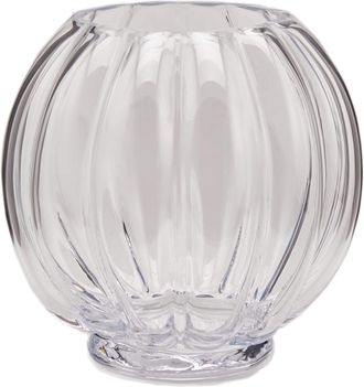 Schubiger M&ouml;bel Vase Kugelvase mit Rillen H: 29 cm