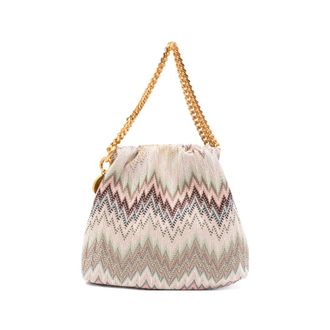 Missoni Zigzag-knit Chain-link Mini Bag
