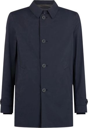 Herno Weerbestendige Jas - Heren - Mantel - Blauw - 4XL - Polyester - Jassen
