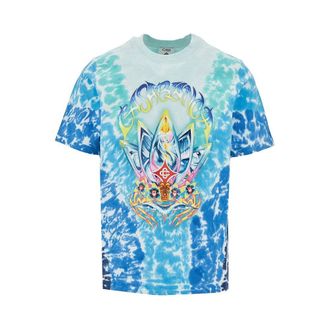 Casablanca Surf Lotus print Tie-Dye T-shirt Man XL