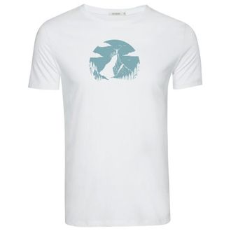 Greenbomb Nature Clouds Ride Guide T-Shirt T-Shirt f&uuml;r Herren | wei&szlig;