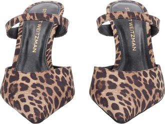 Stuart Weitzman Animalier Pointed-Toe Stiletto Pumps