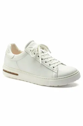 Birkenstock Womens Bend Leather Sneaker In White