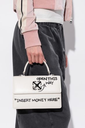 Off-white Handbag Jitney 1.4, Womens, Cream