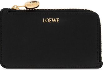 Loewe Pebble calf leather cardholder - women - CALFSKIN - One Size - Black