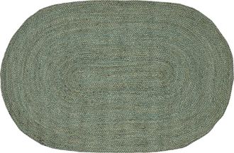 vidaXL Alfombras De &Aacute;rea Verde Oliva 100 X 152 Cm Yute Vidaxl