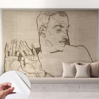Tulup Carta Da Parati Adesiva - Fotomurale - Facile Da Applicare - Per La Soggiorno - Camera Da Letto - Figura Espressiva 208x146 Cm