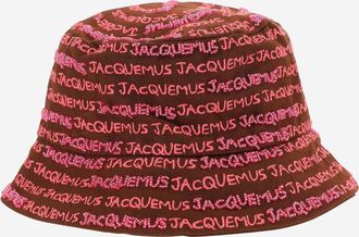 Jacquemus Womens Bucket Hat Le Bob Multicolour Cotton