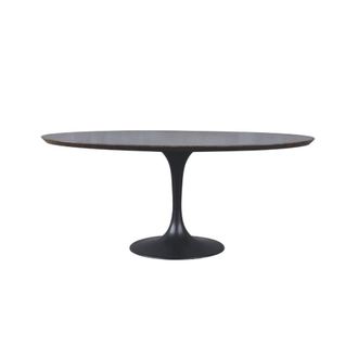 Signature Mesa de comedor en roble, metal y piedra azul - L180 cm
