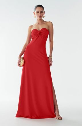 BWLDR Chase Maxi Dress in Red at Nordstrom, Size 14