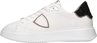 Philippe Model Temple Sneakers - Dames - Sneakers - Wit - 38 EU - Leer - Schoenen