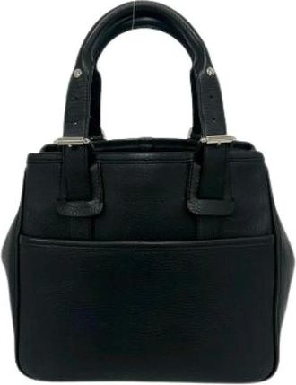 Burberry Borsa Tote in Pelle Pre-owned - - Pre-owned - Donna - Nero - ONE SIZE