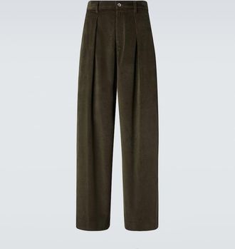 J.W.Anderson Cotton corduroy wide-leg pants