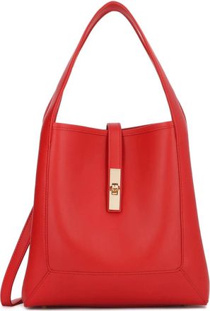 Kazar Laurie Handtas - Dames - Schoudertassen - Rood - ONE Size - Leer - Tassen