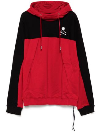 MASTERMIND WORLD logo-printed hoodie - men - Cotton - L - Red