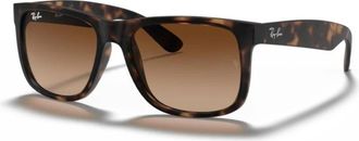 Ray-Ban Justin Zonnebrillen - unisex - Zonnebrillen - Bruin - 51 MM - Nylon - Accessoires