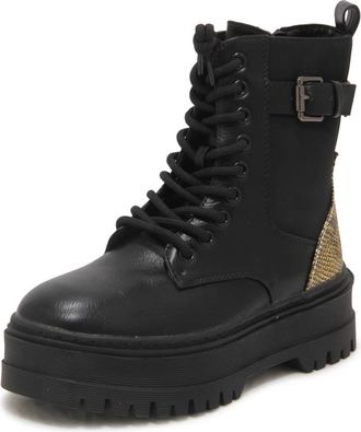 Twinset 222Tjt 010 Anfibio Boot - Dames - Veterlaarzen - Zwart - 36 EU - Schoenen
