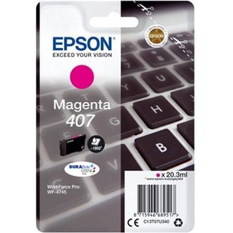 Epson Cartucho De Tinta Para Teclado Epson Original 407 - Magenta (c13t07u340)
