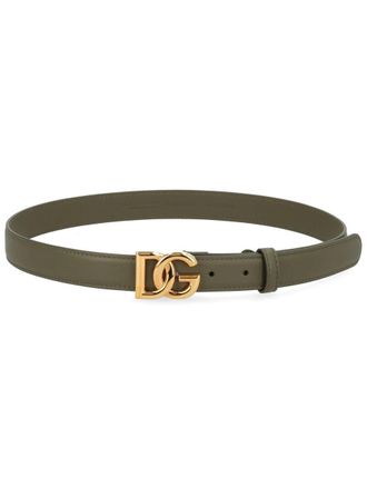 Dolce & Gabbana Leather Belt - Green