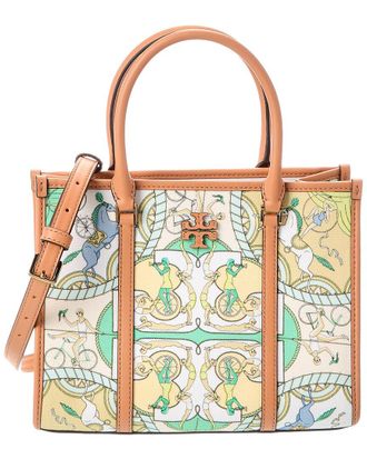 Tory Burch Blake Printed Canvas Small Tote