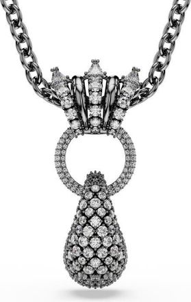 Swarovski Sublima Crystal Pendant Necklace in Grey at Nordstrom