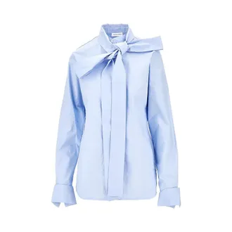 7 For All Mankind Poplin shirt with bow Woman S