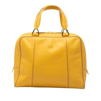Loewe Pre-owned Handbag - Dames - Pre-owned - Geel - Maat: ONE Size Leer