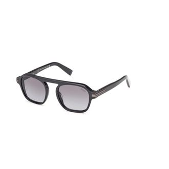 Ermenegildo Zegna Sunglasses, male, Gray, 51 MM, Round Sunglasses