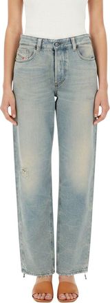 Diesel Denim Straight Low Rise Jeans