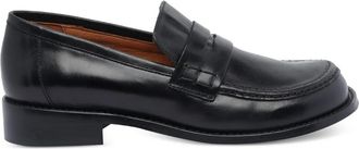 Ángel Alarcón penny leather loafers - Black
