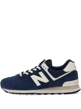 New Balance 574 suede sneakers - unisex - Fabric/Fabric/Rubber/Calf Suede - 9 - Blue