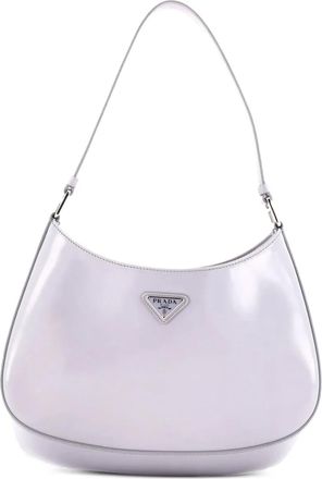 Prada Cleo Shoulder Bag Spazzolato Leather Medium hobo bag - Paars