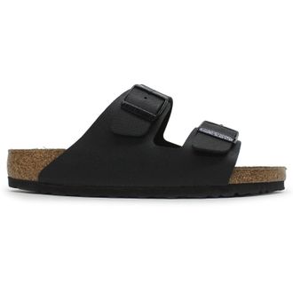 Birkenstock Arizona BS Saffiano Birko-Flor Unisex Comfort Sandals - Black - Size:UK 10.5