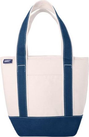 Lands End Small Insulated Tote Bag with Zip Closure, Travel Cooler Bag for the Pool, Park, and Day Trips in Navy at Nordstrom
