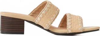 Seychelles Womens Maui Raffia Mid Heel Sandals In Natural