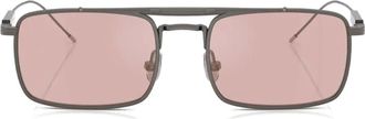 Brunello Cucinelli rectangular-frame sunglasses - Grey
