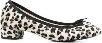 Repetto Leopard-print Bow-detail Pumps