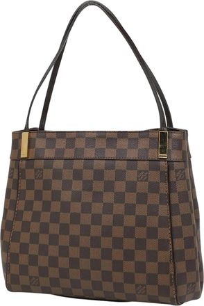 Louis Vuitton Damier Brown Damier Canvas Shoulder Bag Tote Bag (Pre-Owned)