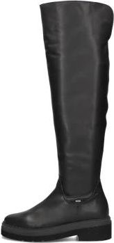 Nubikk Zwarte Liz Eiffel Laarzen - Dames - Hoge Laarzen - Zwart - 39 EU - Wol - Schoenen