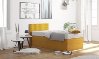 Westfalia Polsterbetten Boxspringbett mit Zierkissen, wahlweise mit Topper