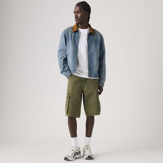 Levi's 478 Baggy Cargo Shorts - Mens - 29X12 - Green