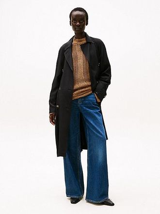 Tommy Hilfiger Double Breasted Belted Trench Coat