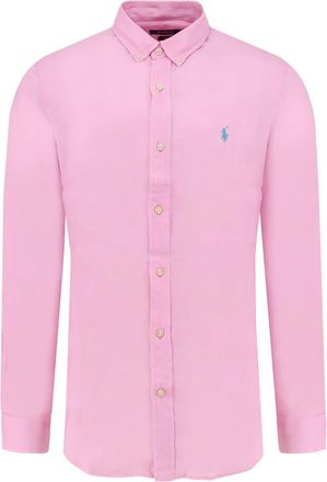 Polo Ralph Lauren Linen Shirt With Logo Embroidery
