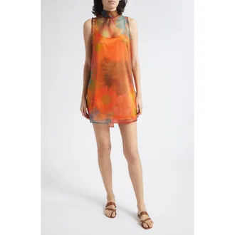 Staud Albee Minidress in Superbloom at Nordstrom, Size X-Large