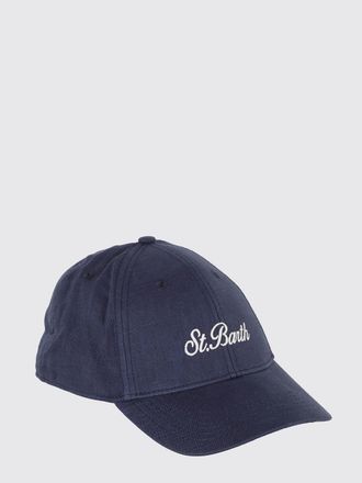 MC2 Saint Barth Cotton Baseball Cap with Embroidered Logo and Slogan