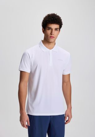 Icepeak Poloshirt ICEPEAK H POLOSHIRT BELLMONT, Herren, Gr. XXL, weiss (optic wei&szlig;), Obermaterial: 100% Polyester, B&uuml;ndchen, Shirts Poloshirt, sportlicher Sch